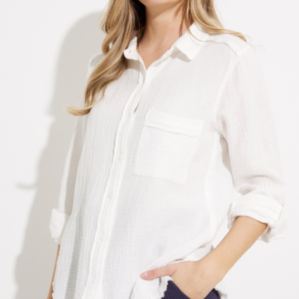 MELISSA‎ NEPTON Butonned Down White  Shirt - Size S. - Picture 3 of 16